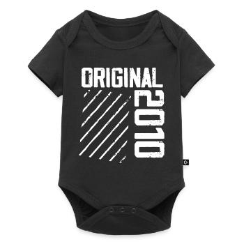 Original 2010 14e Anniversaire Cadeau Retro - Body à manches courtes Premium Bébé - noir - Devant