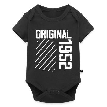 Original 1952 72e Anniversaire Cadeau Retro - Body à manches courtes Premium Bébé - noir - Devant