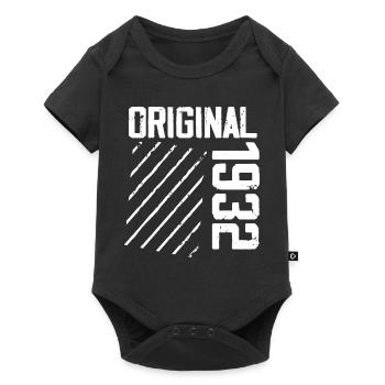 Original 1932 92nd Birthday Retro Gift - Baby Premium short-sleeve bodysuit - black - Front