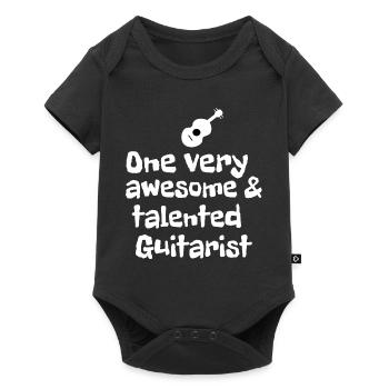 One very talented and awesome guitarist - Baby Premium short-sleeve bodysuit - black - Front
