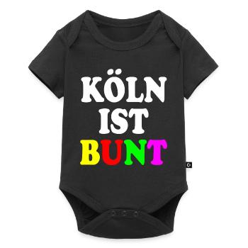 Köln ist bunt - Baby Premium Kurzarmbody - Schwarz - Vorne