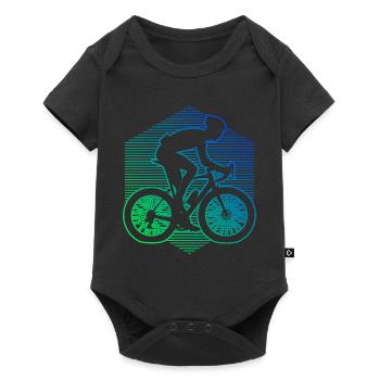 Vélo de route Vélo de route Vélo de route Vélo de route femme - Body à manches courtes Premium Bébé - noir - Devant