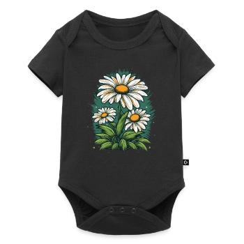 Daisy - Baby Premium short-sleeve bodysuit - black - Front