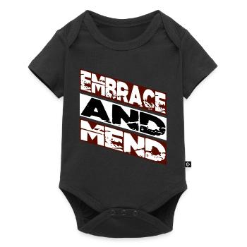 Réseau de soutien Relations de soutien Heureux - Body à manches courtes Premium Bébé - noir - Devant
