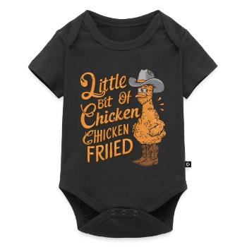 A Little Bit of Chicken Fried - Baby Premium short-sleeve bodysuit - black - Front