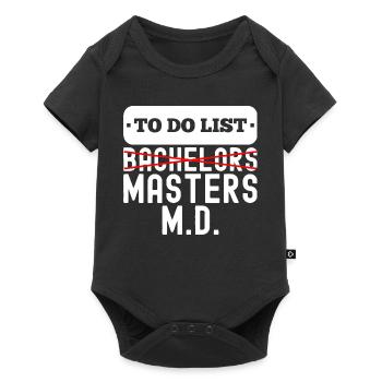 To Do List Bachelors Masters Degree Graduation - Baby Premium short-sleeve bodysuit - black - Front