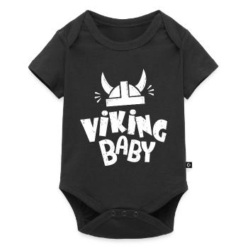 vikinger baby bébé danemark suéde norvége finlande - Body à manches courtes Premium Bébé - noir - Devant