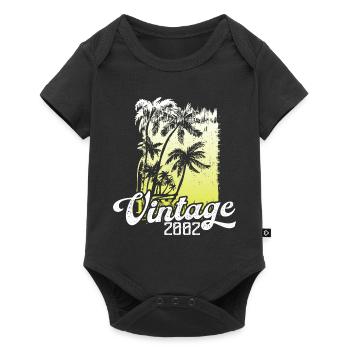Diese Legende Wurde 2002 Geboren Geburtstag Retro - Baby Premium Kurzarmbody - Schwarz - Vorne