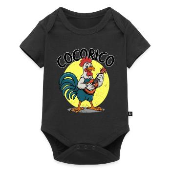 guitar - Baby Premium short-sleeve bodysuit - black - Front