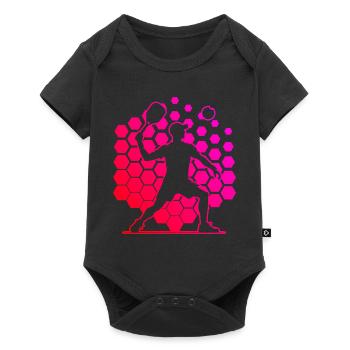 Pickleball féminin Racquetball Jouer au pickleball Game - Body à manches courtes Premium Bébé - noir - Devant