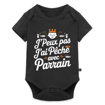 Fishing Excuse - Godfather - Baby Premium short-sleeve bodysuit - black - Front