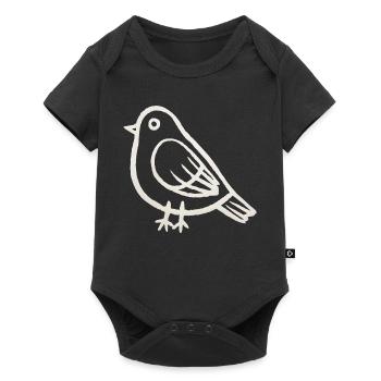 Pigeon pigeons pigeon gift pigeon fancier - Baby Premium short-sleeve bodysuit - black - Front