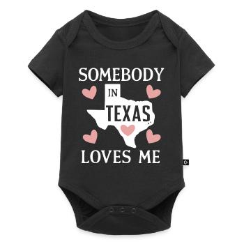 Texas State Texans Texas - Baby Premium short-sleeve bodysuit - black - Front