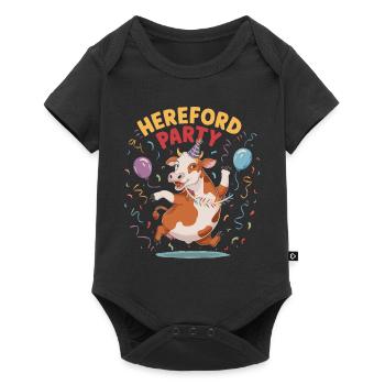 De la pure joie Hereford ! - Body à manches courtes Premium Bébé - noir - Devant