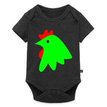 Coq - Body à manches courtes Premium Bébé - noir - Devant