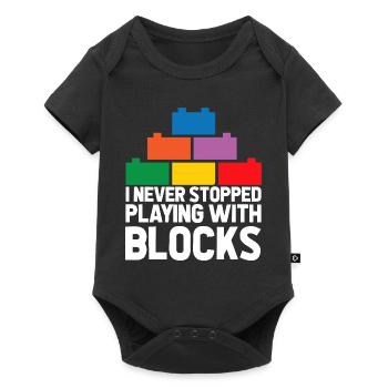 Brick Builder Brick Building Master Builder - Baby Premium short-sleeve bodysuit - black - Front