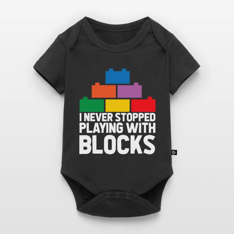 Brick Builder Brick Building Master Builder Baby Premium short-sleeve bodysuit