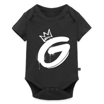 G - Baby Premium short-sleeve bodysuit - black - Front