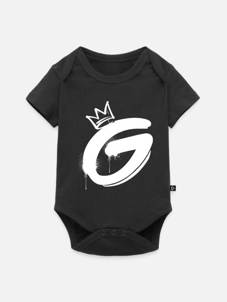 G - Baby Premium Kurzarmbody - Schwarz