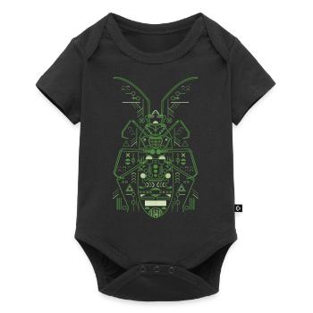 Fehler - Baby Premium Kurzarmbody - Schwarz - Vorne