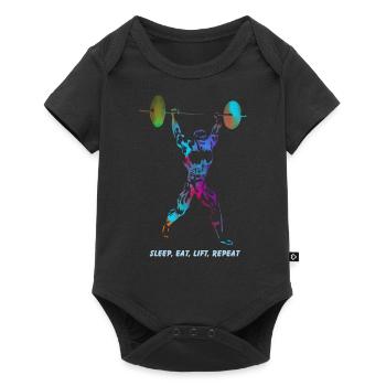 Jerk - Body à manches courtes Premium Bébé - noir - Devant