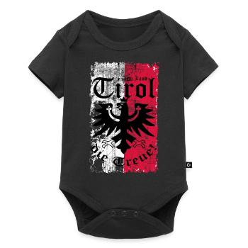Tirol - Baby Premium short-sleeve bodysuit - black - Front