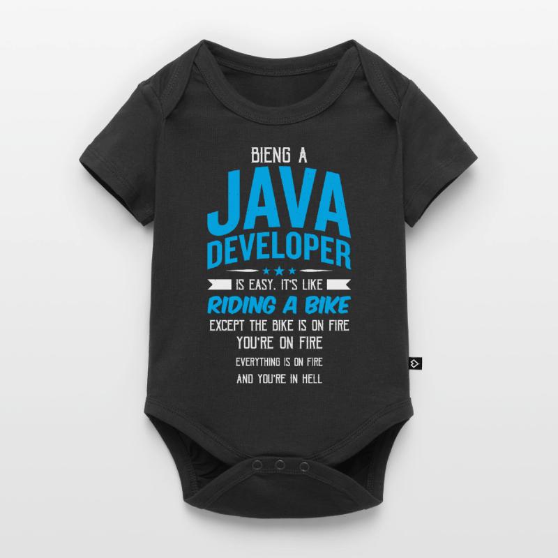 Java Developer Baby Premium short-sleeve bodysuit