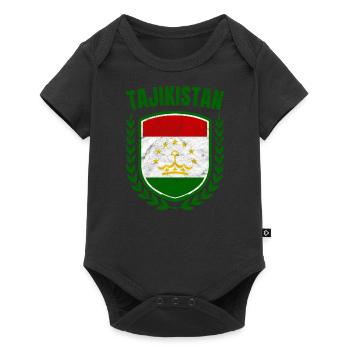 Tadjikistan - Body à manches courtes Premium Bébé - noir - Devant