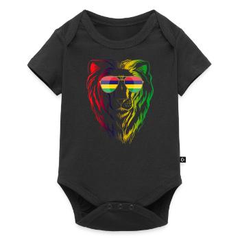 Mauritius - Baby Premium short-sleeve bodysuit - black - Front