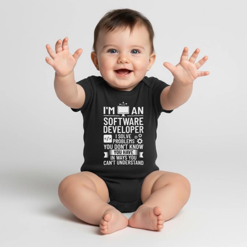 Software Development Software Developer Developer Baby Premium short-sleeve bodysuit