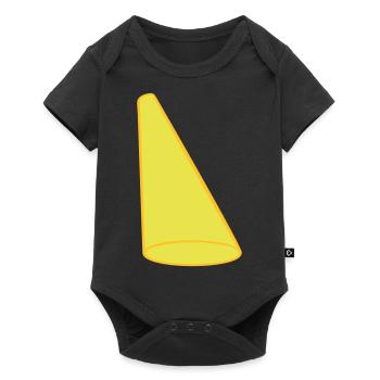 Conception de scène light cone spotlight - Body à manches courtes Premium Bébé - noir - Devant