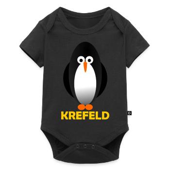 Penguin in Krefeld - Baby Premium short-sleeve bodysuit - black - Front