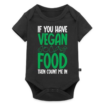Si vous voulez végétarien-légume-amoureux-graphique de la - Body à manches courtes Premium Bébé - noir - Devant
