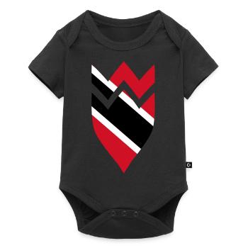 Drapeau des armoiries de Trinité-et-Tobago - Body à manches courtes Premium Bébé - noir - Devant