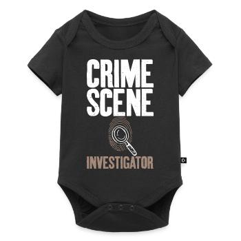 Enquêteur sur les scènes de crime Détective privé Expert Graphique - Body à manches courtes Premium Bébé - noir - Devant