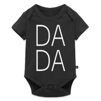 DaDa - Baby Premium short-sleeve bodysuit - black - Front