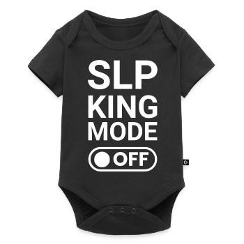 SLP King Mode OFF - Baby Premium short-sleeve bodysuit - black - Front