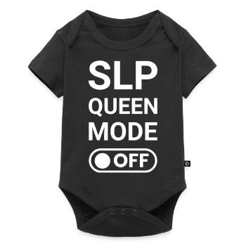 SLP Queen Mode OFF - Baby Premium short-sleeve bodysuit - black - Front