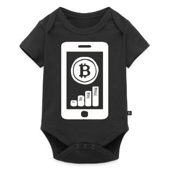 Bitcoin bullrun - Body à manches courtes Premium Bébé - noir - Devant