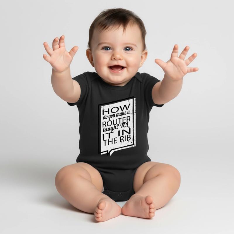 quote fun computer humour fullstack developer Baby Premium Kurzarmbody
