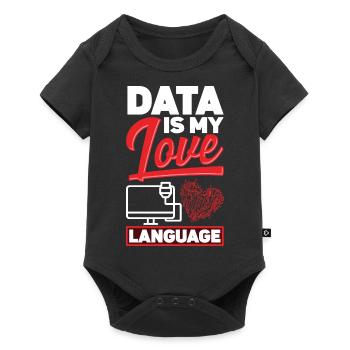 Data Is My Love Language Data Scientist - Baby Premium short-sleeve bodysuit - black - Front