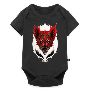 Dragon's head - Baby Premium short-sleeve bodysuit - black - Front