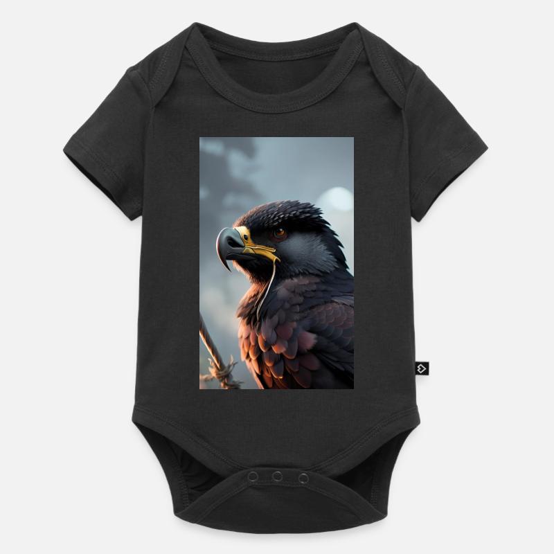 Eagle - Baby Premium short-sleeve bodysuit - black