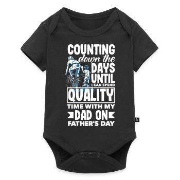 Counting Down the Days Father's Day - Baby Premium short-sleeve bodysuit - black - Front