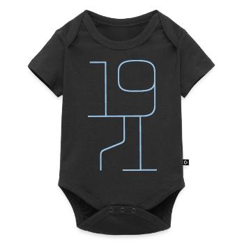 année 1971 bungee blue 01 - Body à manches courtes Premium Bébé - noir - Devant