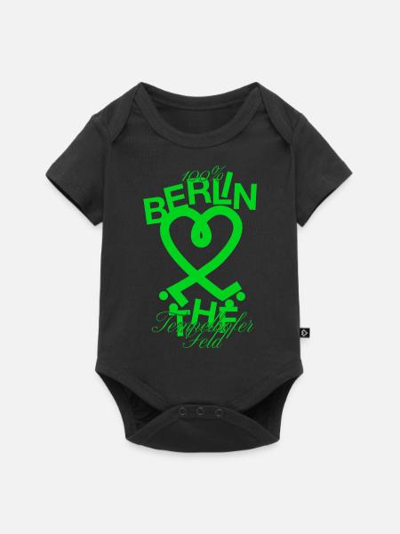Tempelhofer Feld skater - Baby Premium Kurzarmbody - Schwarz