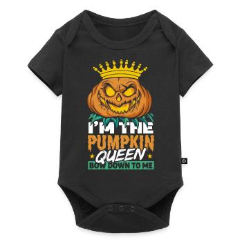 I'm The Pumkin Queen Bow Down To Me - Baby Premium short-sleeve bodysuit - black - Front
