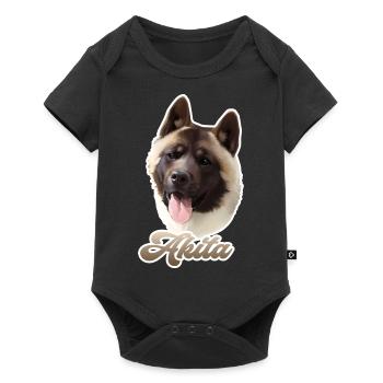 akita american - Baby Premium short-sleeve bodysuit - black - Front