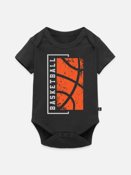 Basketball Basketballer - Baby Premium Kurzarmbody - Schwarz