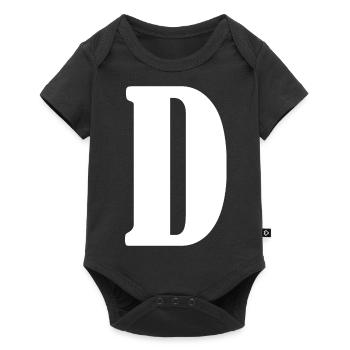 D - Baby Premium Kurzarmbody - Schwarz - Vorne